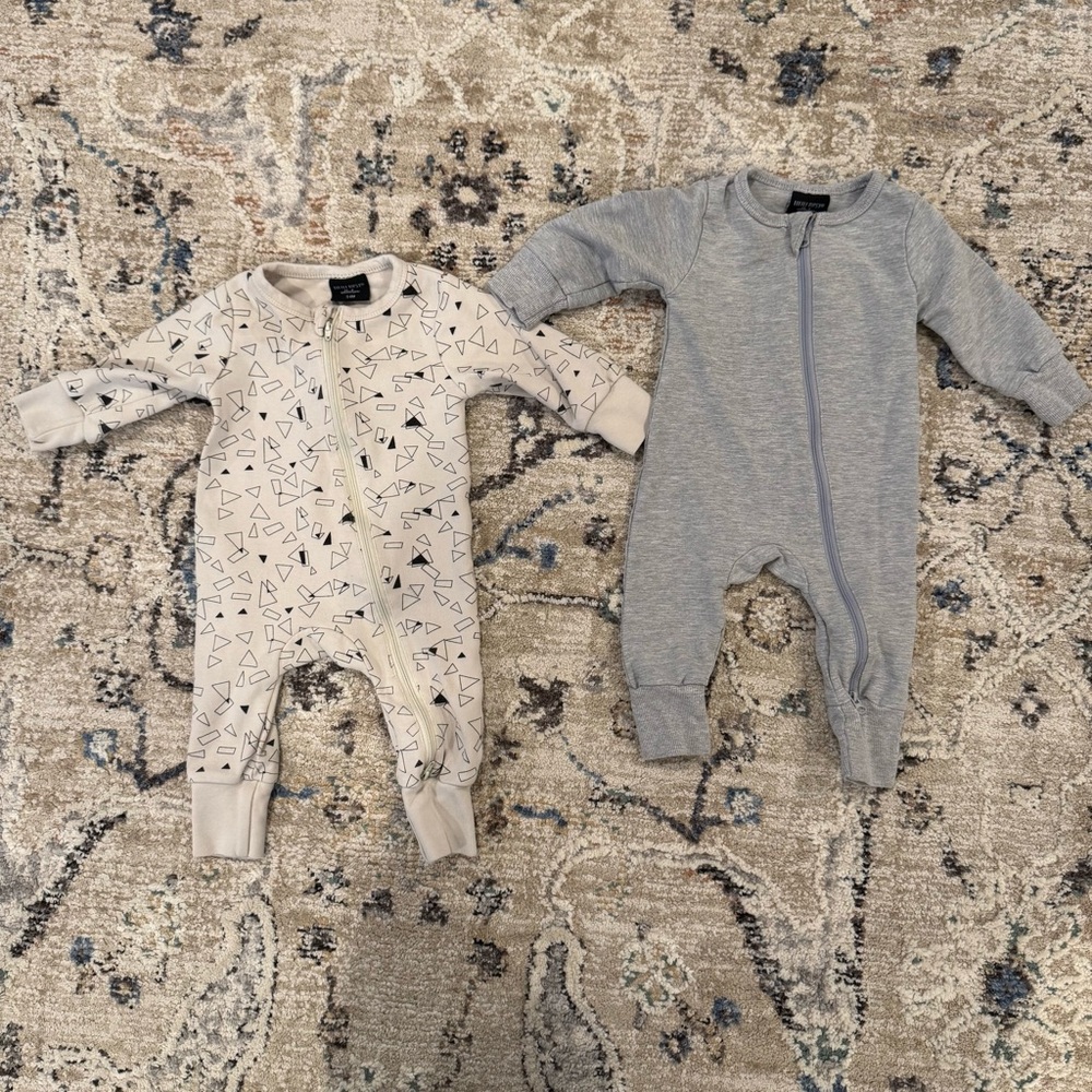 Little Bipsy // Long Sleeve Onsies // 3-6 Months